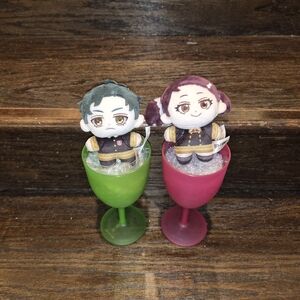 Charming Plush Doll Pair with Green and Brown Outfits